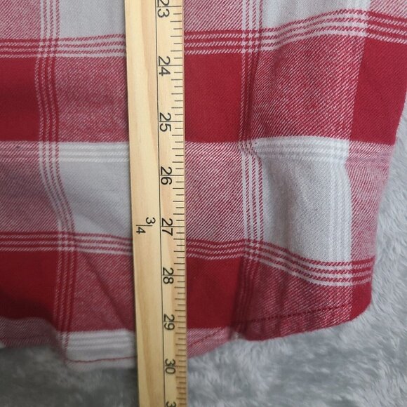 Columbia Oklahoma Sooners Crimson and Cream Flannel  Shirt Men's Sz Large - Picture 6 of 7